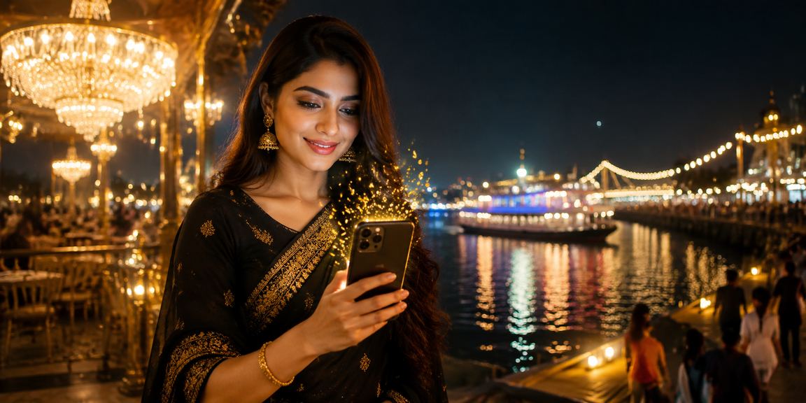 নারায়ণগঞ্জের সৈকতে বসে একজন ব্যবহারকারী x870e - তে ক্রিকেট ম্যাচ ফলো করছেন